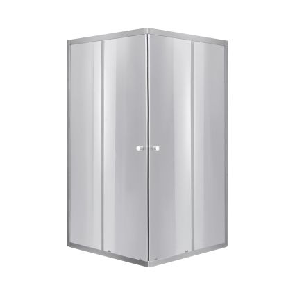 Душова кабіна Lidz Wawel SC90x90.SAT.LOW.DGR, скло темне тоноване 4 мм без піддона - 1