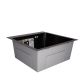 Кухонна мийка Lidz H5050B 3.0/0.8 мм Brush Black (LDH5050BPVD3008) - 3