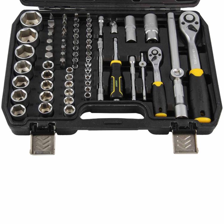 Набір насадок торцевих і біт 1/4&amp;quot;, 1/2&amp;quot; 82шт CrV mid Sigma (6001551) - 8