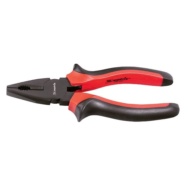 Плоскогубцы Black Nickel, 180 мм, комбинированные, двухкомпонентные рукоятки MTX 169809 - 3