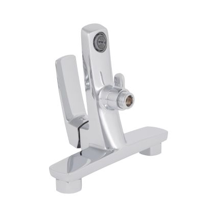 Змішувач для ванни Qtap Tern (c душевым гарнитуром) QTTER259CRM47586 Chrome - 4