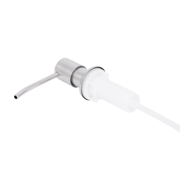 Дозатор для миючого засобу Lidz Acsis LA29 Brushed Steel, круглий LDACSLA29BRU49828 - 3