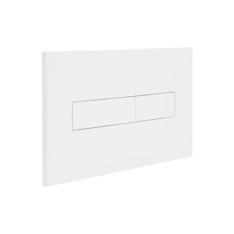 Клавіша змиву Qtap Standard 152x236x28 мм, White, лінійна QTSTD164W49471 - 3