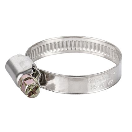 Хомут червячный нержавеющий 9мм D25-40мм 25шт Sigma (2510081) - 3