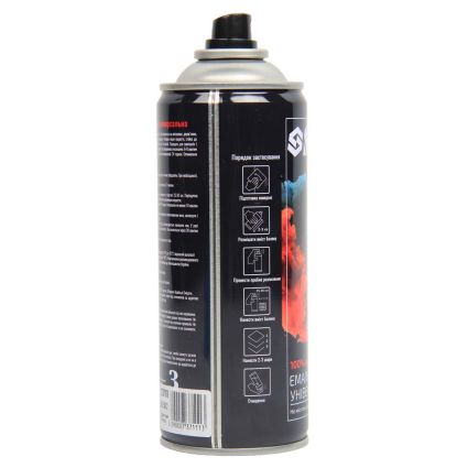 Емаль аерозольна акрилова 400мл RAL 5012 Блакитний глянець SIGMA (2737111) - 3