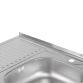 Кухонна мийка Brinex 6080-R 0,6 мм Satin (BRIN6080RSAT06) - 5