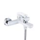 Змішувач для ванни Jay (з душовим гарнітуром) QTJAY259CRW45553 Chrome/White Qtap - 1