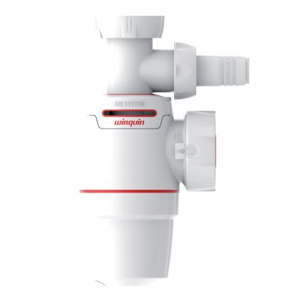 Сифон для раковини Neo Air 1¼&amp;quot;×Ø40мм з підведенням WIRQUIN (9541357) - 1