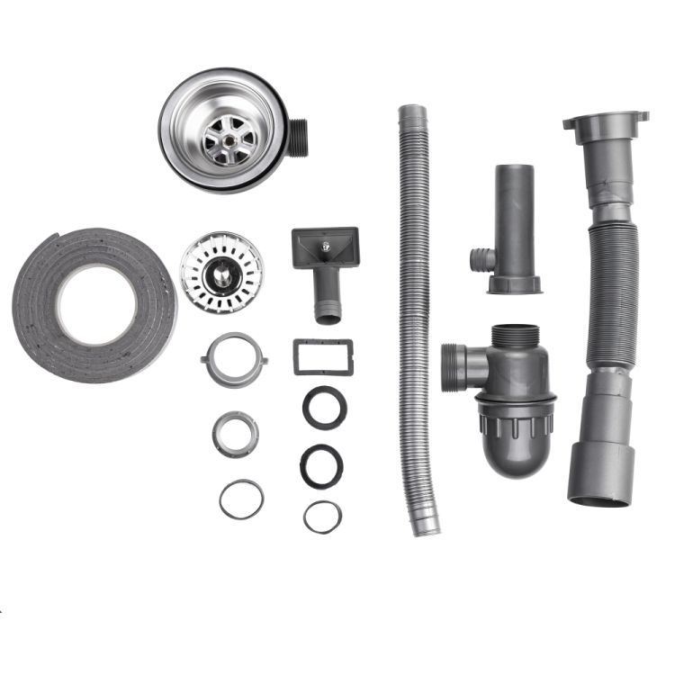 Кухонна мийка Brinex 5848 0,8 мм Micro Decor (BRIN5848MDEC08) - 7
