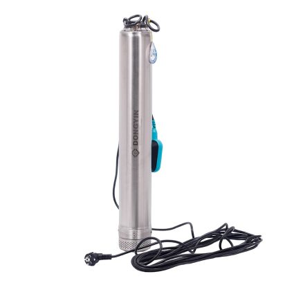 Насос з нижнім забором води 0.75 кВт H 53(39)м Q 100(66)л/хв Ø100мм+поплавок DONGYIN (777364) - 1