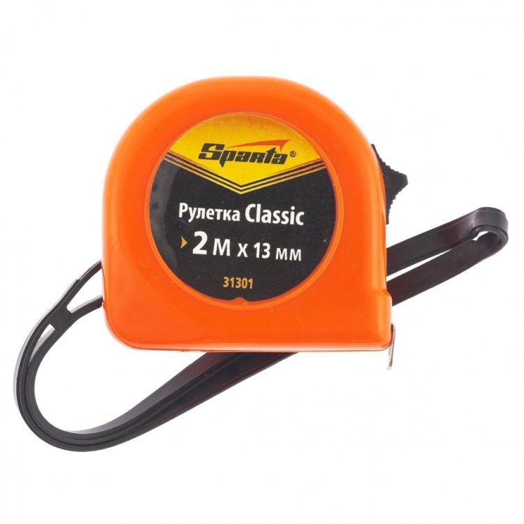 Рулетка Classic, 2 м х 13 мм, пластиковый корпус SPARTA 31301 - 1