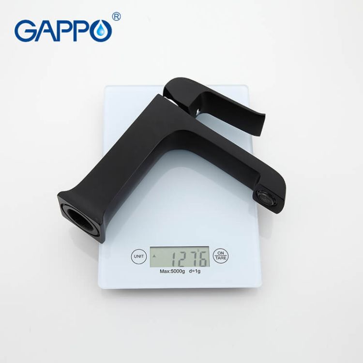 Смеситель для умывальника Gappo Aventador G1050 чёрный - 2
