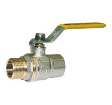 Кран кульовий газовий SANTAN 1 1/2" Premium ручка внутрішня/зовнішня