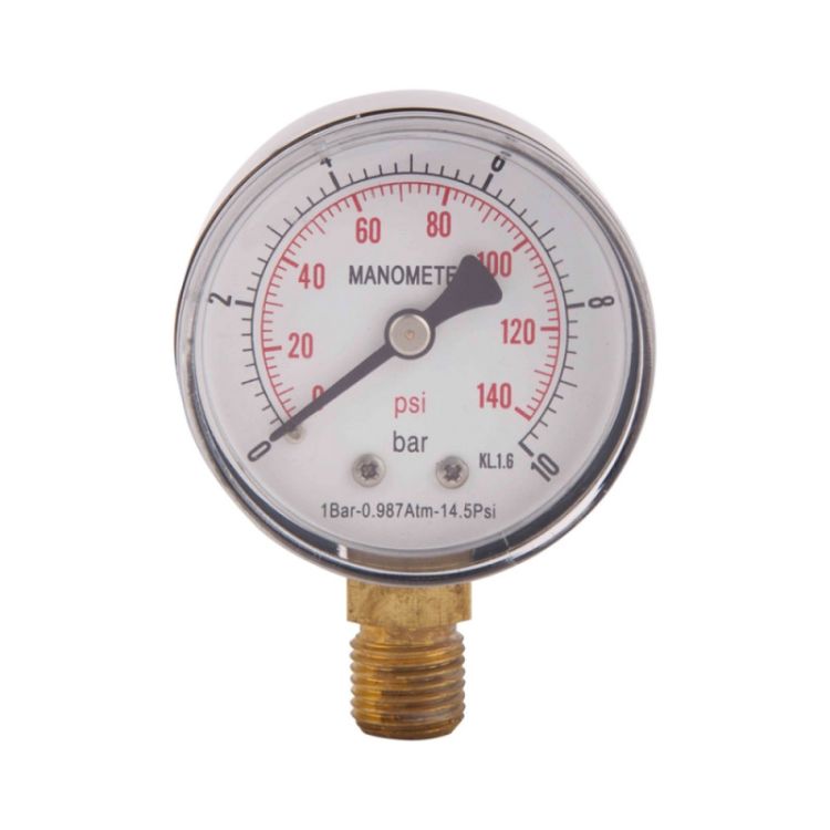 Манометр SD Plus 50мм 1/4&amp;quot;, нижнее подключение 10 бар SD17010B - 1