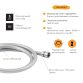 Шланг для душа Lidz (CRM)-50 09 150 00 - 3
