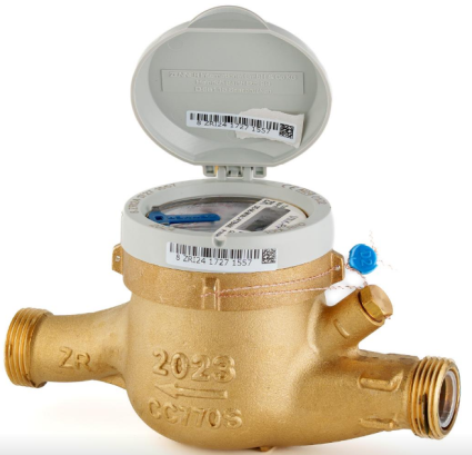 Водолічильник ХВ 3/4 MNK-RP-N L=130mm DN=20mm R=160 ZENNER Код 9028200000 - 1