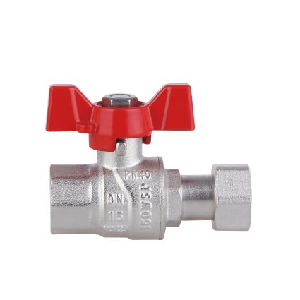 Кран шаровый прямой с накидной гайкой Forte 260W15 1/2в х 1/2в - 5