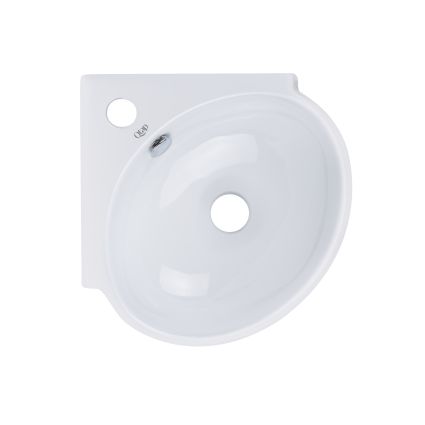 Раковина Qtap Leo 390x365x130 White QT11115010WN - 1