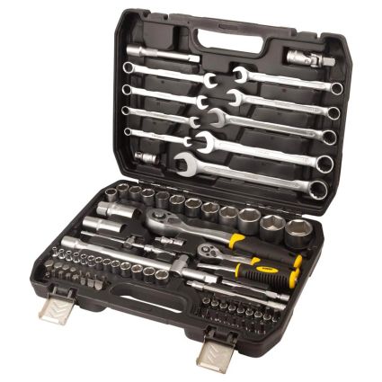 Набор насадок торцевых и бит 1/4&amp;quot;, 1/2&amp;quot; 82шт CrV mid Sigma (6001551) - 1