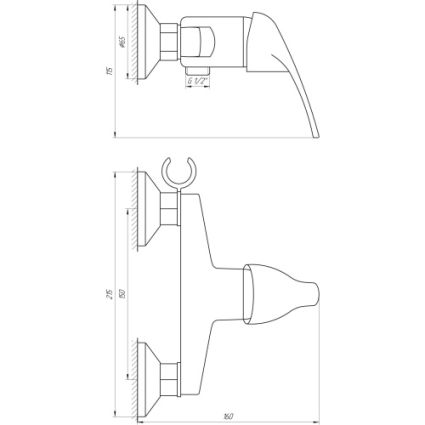 Смеситель дя биде GLOBUS Solly GLSO 0206 - 2