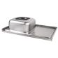 Кухонна мийка Brinex 5080-L 0,8 мм Satin (BRIN5080LSAT06) - 5