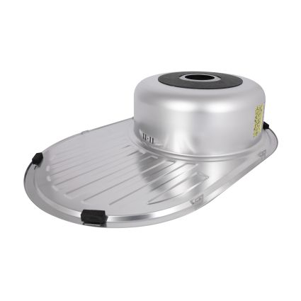 Кухонна мийка Brinex 7750 0,8 мм Satin (BRIN7750SAT08) - 5