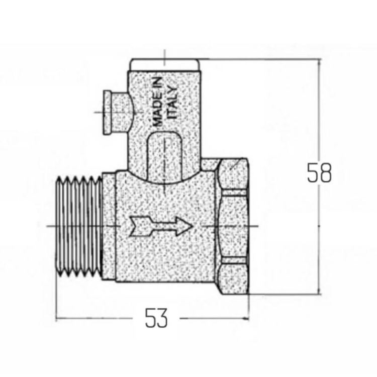 Підривний клапан Icma 1/2&amp;quot; №GS08 - 2