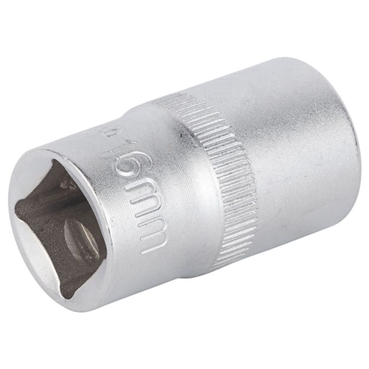 Насадка шестигранная короткая 1/2&amp;quot; 16мм CrV mid Sigma (6071161) - 4