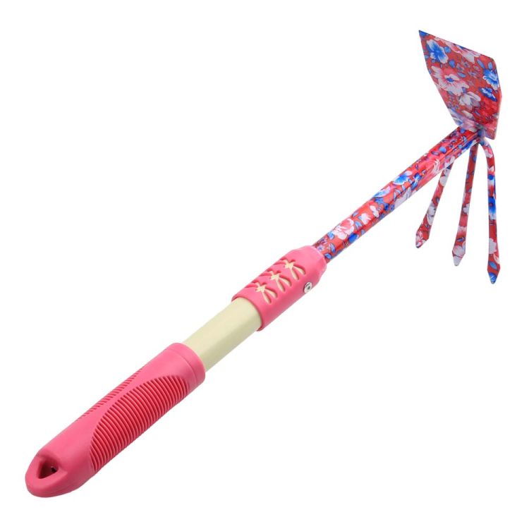 Мотика комбінована плоска + 3-х зубая (pink) (TPR) FLORA (5043184) - 6