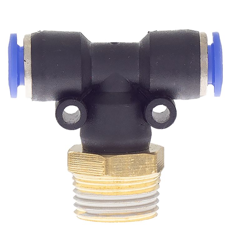 Штуцер цанговый (Т-образный) Ø6*6*6мм МТ 3/8&amp;quot; Sigma (7027341) - 2