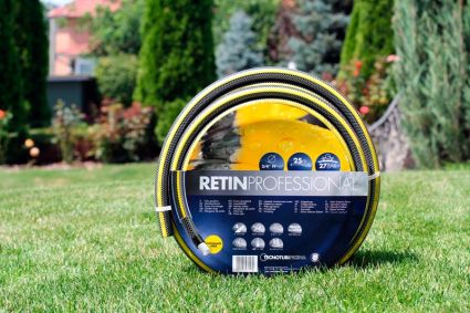 Шланг садовый Tecnotubi Retin Professional для полива диаметр 5/8 дюйма, длина 25 м (RT 5/8 25) - 2