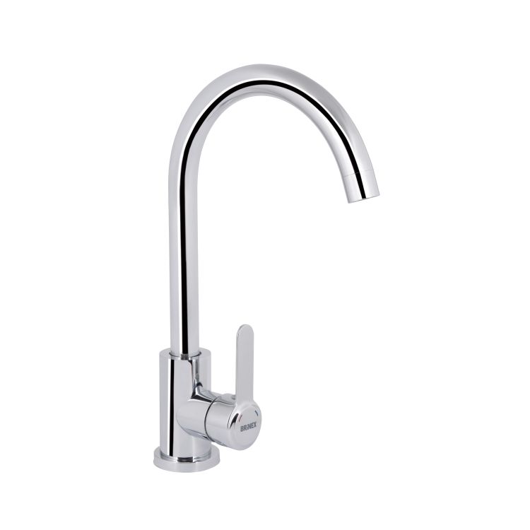 Смеситель для кухни U-образный Brinex Pure 015F U-образный Chrome BRIPUR015FCRM - 1