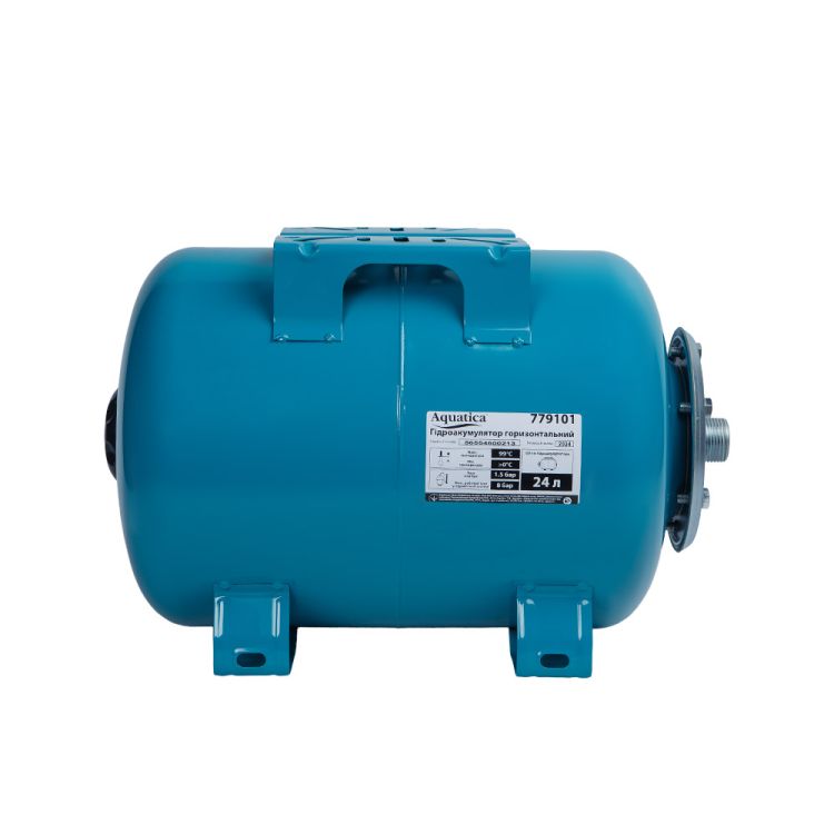 Гидроаккумулятор горизонтальный 24л тип EU AQUATICA (779101) - 2