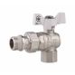 Кран з амер. кутовий 3/4&amp;quot; Forte з антипрот 223W20 - 1