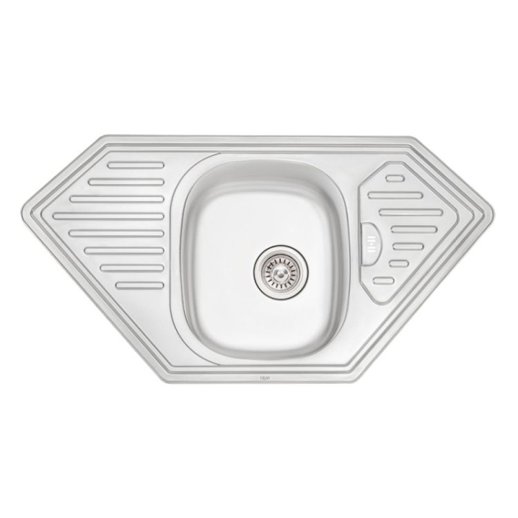 Кухонна мийка Qtap 9550 Satin 0,8 мм (QT9550SAT08) - 1