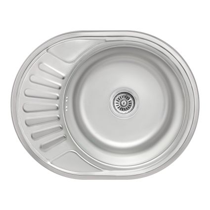 Кухонна мийка Brinex 5745 0,8 мм Micro Decor (BRIN5745MDEC0) - 1