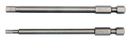 Набор насадок викруткових Yato Hex Tamper 1/4&amp;quot; 3/5x100 мм 2шт YT-0494 - 1