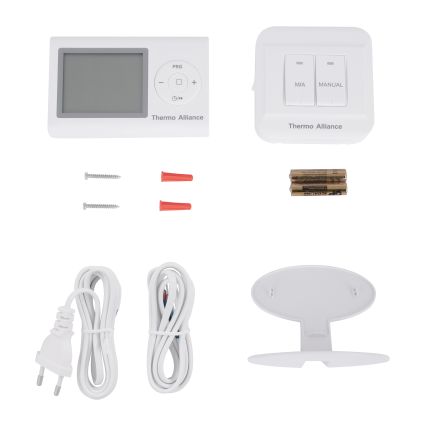 Тижневий програмований термостат Thermo Alliance ТА-2402RF радіокерований - 5