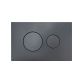 Клавіша змиву Qtap Standard 152x236x28 мм, Gunmetal Black, кругла QTSTD164GMB51271 - 1