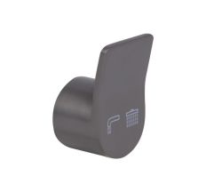 Ручка перемикача режимів Qtap (27,1x45,5x27,4) для душової системи Presto Graphite QTPRE271455274GRP50517