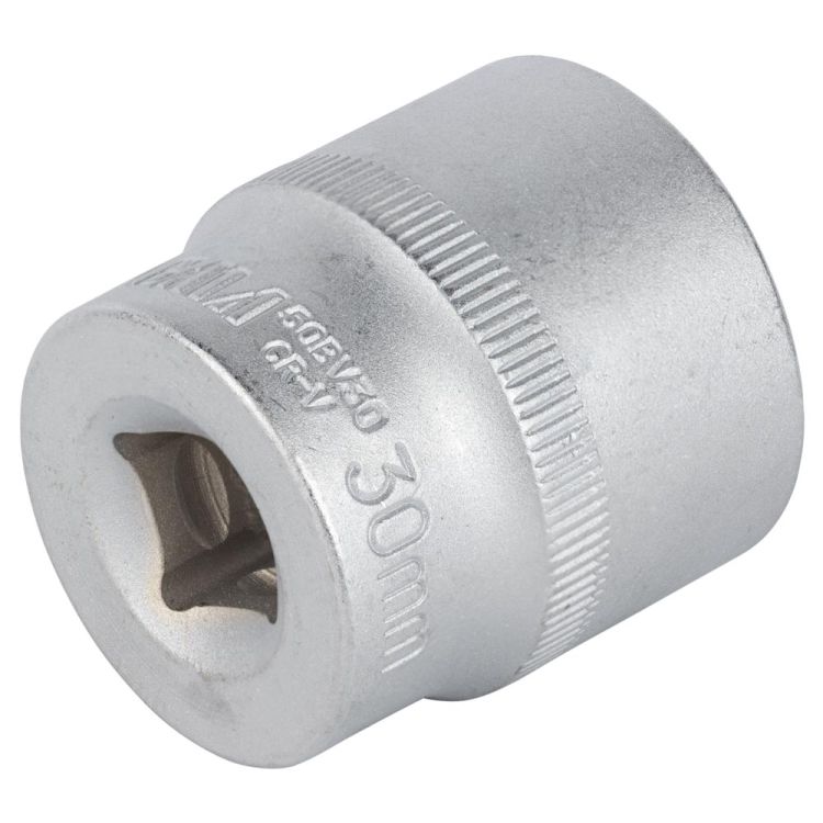 Насадка шестигранна коротка 1/2&amp;quot; 30мм CrV mid Sigma (6071301) - 4