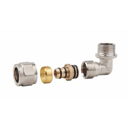 Коліно металопл 16х1/2з Forte SF175W1615 - 1