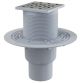 APV202 Трап сливной 105x105/50мм с нижн.подвод металл - 1