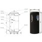 Теплоакумулятор Thermo Alliance TA-ТАМ-00 500 з ізоляцією 80 мм - 2