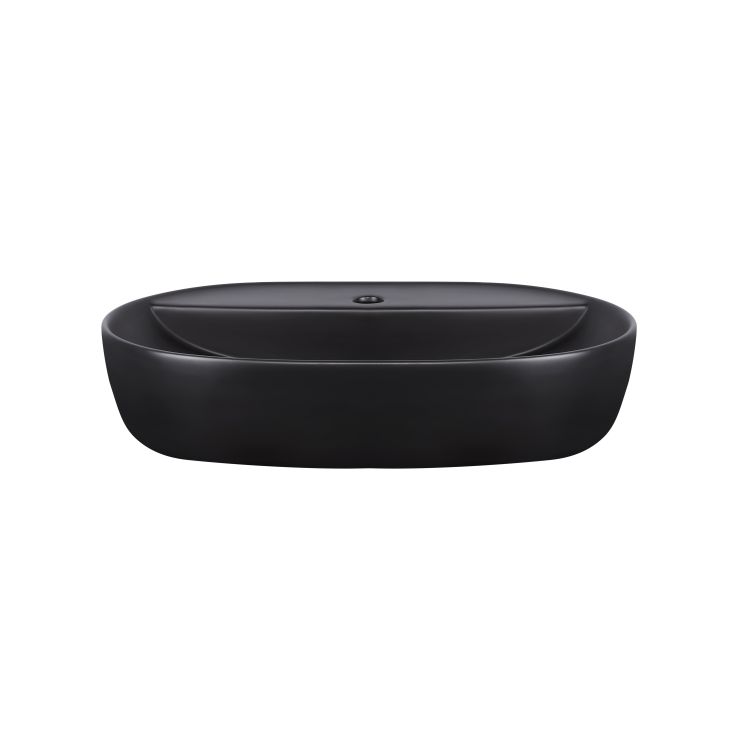 Раковина-чаша Qtap Scorpio 610x400x120 Matt black QT142203MBMBN - 3