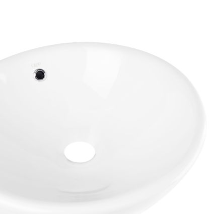 Раковина-чаша Qtap Robin 410х410х180 White с донным клапаном QT1311A004W - 3