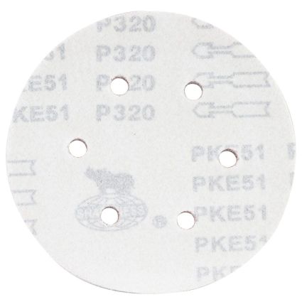 Шлифовальный круг 6 отверстий Ø150мм P320 (10шт) Sigma (9122331) - 2