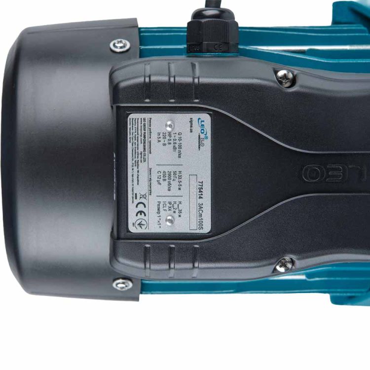 Насос відцентровий багатоступінчастий 0.6 кВт Hmax 35м Qmax 100л/хв нерж LEO 3.0 (775414) - 7