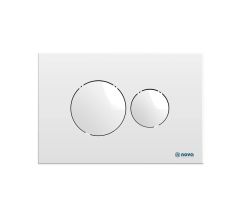 Кнопка Nova 7310N до установки круглая белая 7310N/0