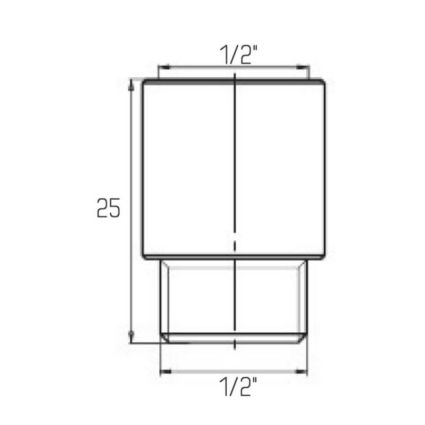 Удлинитель Icma 25х1/2&amp;quot; №19 - 2